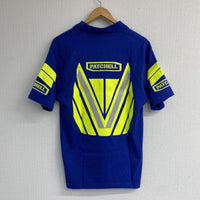 Hi Vis Polo Shirt Blue Back