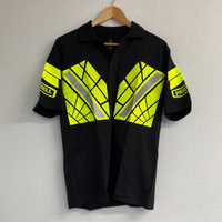 Hi Vis Polo Shirt Black Front